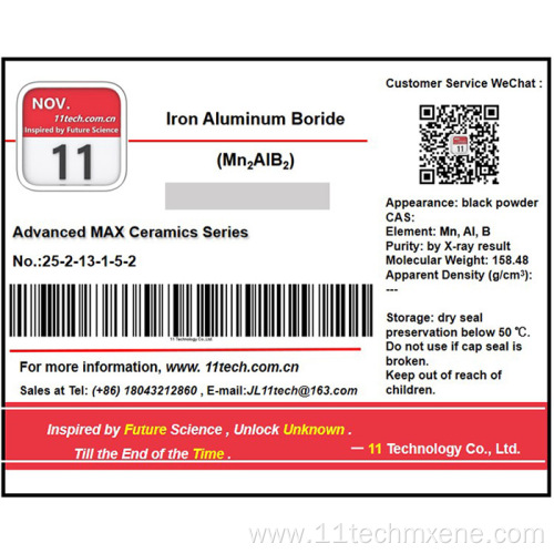 MAB/MBene series Mn2AlB2 Black powder